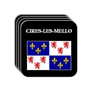 Picardie (Picardy)   CIRES LES MELLO Set of 4 Mini Mousepad Coasters