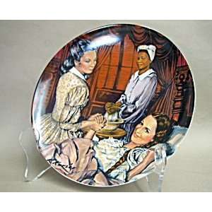  Gone with the Wind Melanie Gives Birth Plate: Kitchen 