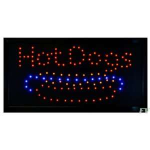 Hot Dogs LED Light Animated Neon Sign 19*10: Electronics