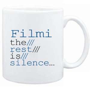  Mug White  Filmi the rest is silence  Music Sports 