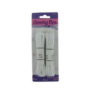  Bulk Pack of 72   2 pair white shoe laces 35 inches (Each 