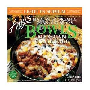 Amys Organic Light in Sodium Mexican Casserole Bowl, 9.5 Oz (Pack of 