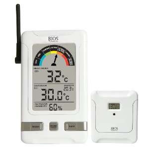  Thermor Bios Indoor/Outdoor Humidex Thermometer (White, 8 