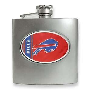  Buffalo Bills Stainless Steel Hip Flask: Jewelry