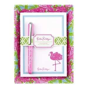  Lilly Pulitzer Catchall with Pad   Fan Dance Office 
