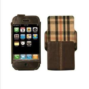   Classic Leather Case iPhone 1 Brown Cell Phones & Accessories
