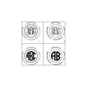   Self Inking Stamp, Monogrammed or Initials, 8 Designs: Office Products