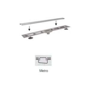   Channel Drain Kit 9180 36 SSS Satin Stainless Steel: Home Improvement
