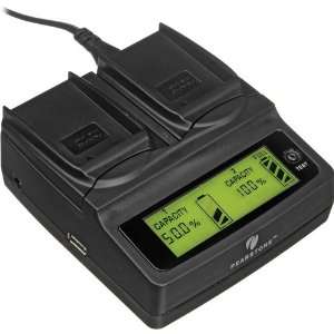  Pearstone Duo Battery Charger for Canon LP E8 Camera 