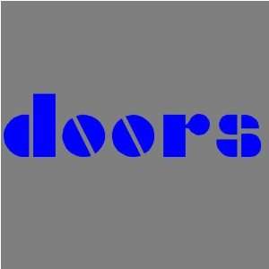   : THE DOORS (BLUE) DECAL STICKER WINDOW CAR TRUCK TRAILER: Automotive