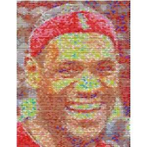  Miami Heat LeBron James PEZ Candy 8.5 X 11 mosaic print 