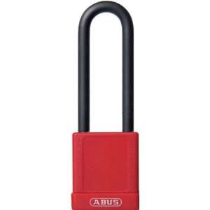  ABUS 74HB/40 75 KA Loto Non Conductive 3 Inch Shackle, Red 