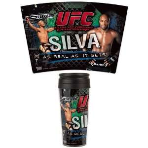   UFC MMA Mixed Martial Arts Travel Mug Anderson Silva: Everything Else