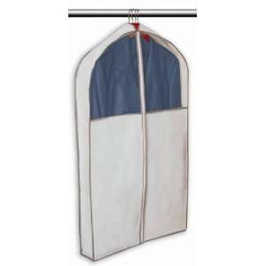  DAZZ Gusseted Suit Garment Bag, Beige: Home & Kitchen