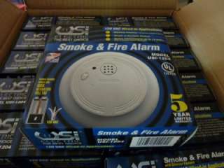 FULL CASE OF 24 USI 1204 USI SMOKE DETECTOR NEW F2G2  