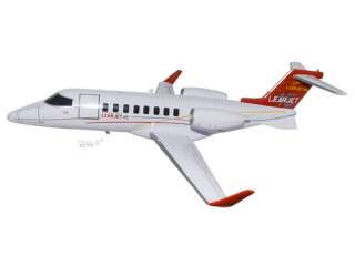 Bombardier Learjet 45 Wood Desktop Airplane Model  