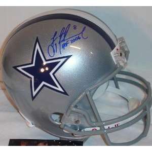 Troy Aikman Signed Helmet   Replica:  Sports & Outdoors
