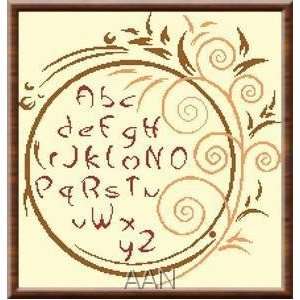    Spring Alphabet   Cross Stitch Pattern: Arts, Crafts & Sewing