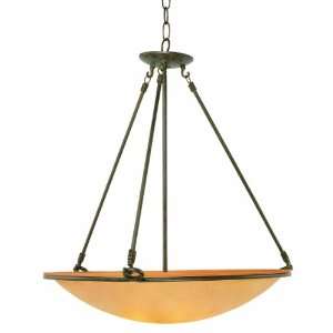   Lt Antique Amber Bronze Large Pendant3783 AAM: Home Improvement