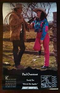 Paul Overstreet   Family Ties   Boot Country Poster  