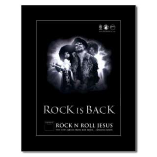 KIDS ROCK   Rock n Roll Jesus   Black Matted Mini Poster  