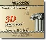 RECON3D Vol.1 Greek and Roman Art, 3D Content Collection (LWO , DXF 