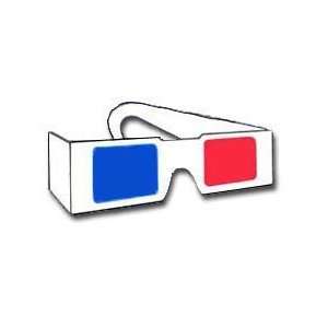   Cardboard 3D Glasses   Red and Blue Anaglyph Glasses: Everything Else