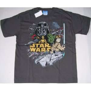  Star Wars Darth Vader C 3PO Boba Fett Luke T Shirt Youth 