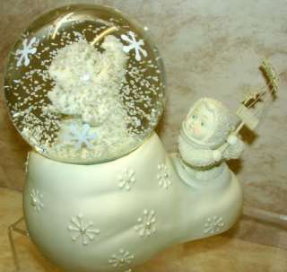 SNOWBABIES Let It Snow Waterglobe DEPT 56 Musical 69485  