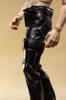 mc0118 black leather trousers fits 12 figures G2  