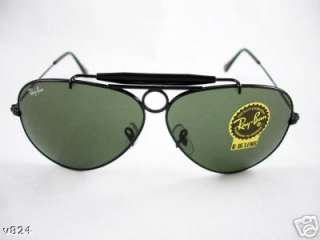 RAY BAN RB 3138 SHOOTER Aviator Black RB3138 002 58MM  