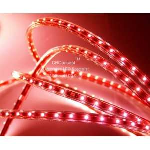 40 Feet Red 120 Volt LED SMD3528 Strip Rope Light  Waterproof 