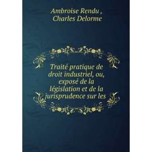   de la jurisprudence sur les . Charles Delorme Ambroise Rendu  Books