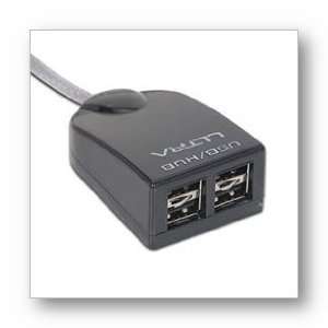  ULTRA PRODUCTS ULT31804 4 Port USB Mini Hub ( Black 