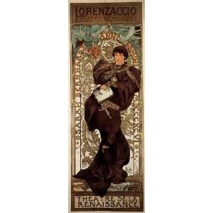  Acrylic Keyring Mucha Alphonse Lorenzaccio