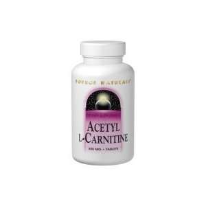  SOURCE NATURALS Acetyl L Carnitine 500mg 120 TAB: Health 