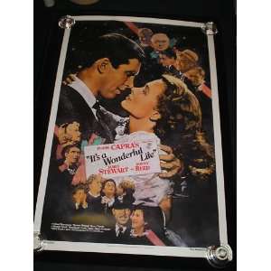  Its A Wonderful Life   James Stewart   Movie Poster 