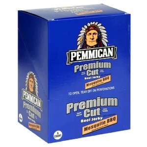 Pemmican Premium Cut Beef Jerky, Mesquite BBQ, 6 Count Box  