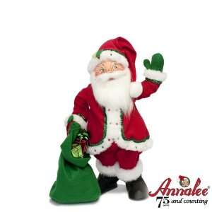  Annalee 20 Ribbon Santa Figurine