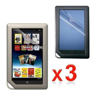 Pack LCD Clear Screen Protector For  nook Tablet 7in 