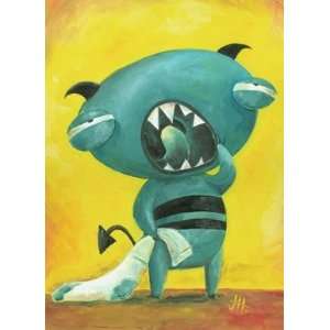 Sock Monster The Yawn by Justin Hillgrove