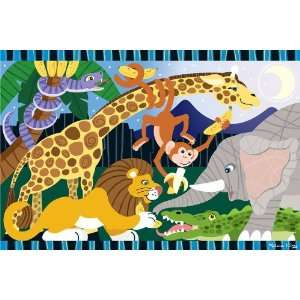  New   Safari Social Floor Puzzle   4423 Toys & Games