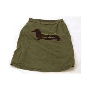  Dont Dis This Dachshund! Specialized Dog Tank (Green 