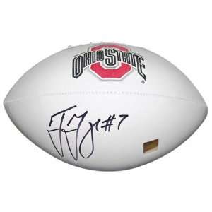  Ted Ginn Jr. Ohio State Buckeyes Autographed White Panel 