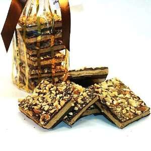 Creek House Dark Chocolate Almond Butter Tiles:  Grocery 