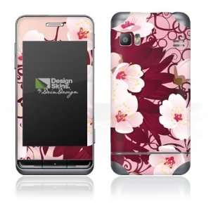  Design Skins for Samsung Wave 723   Flower Dance Design 