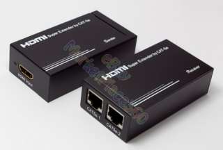 description uses cat 5e or cat6 cable to substitute hdmi