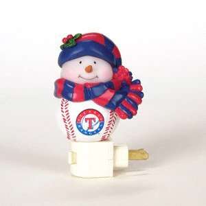  Texas Rangers Snowman 5 Night Light: Sports & Outdoors