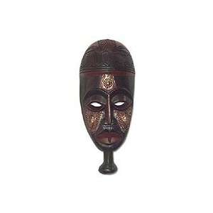    NOVICA Ghanaian wood mask, Ghana Champion