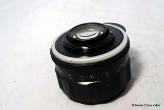   m42 fit rikenon 55mm f1 4 lens sn 101206 ver y nice lens i would